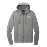 Unisex Triblend Fleece Full-Zip Hoodie