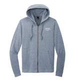 Unisex Triblend Fleece Full-Zip Hoodie