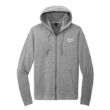 Unisex Triblend Fleece Full-Zip Hoodie