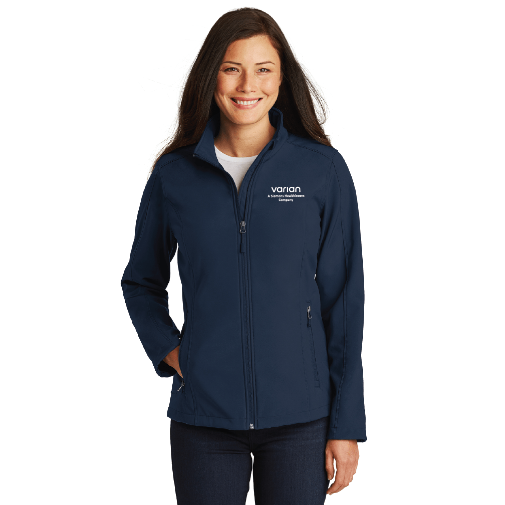 Ladies Core Soft Shell Jacket | Varian - A Siemens Healthineers Ladies Core Soft Shell Jacket | Varian - A Siemens Healthineers